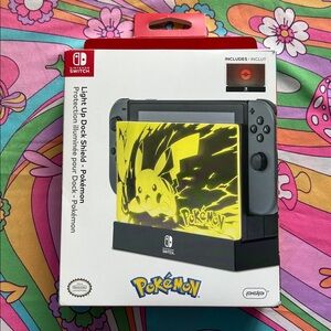 pickachu light up dock shield ⚡️